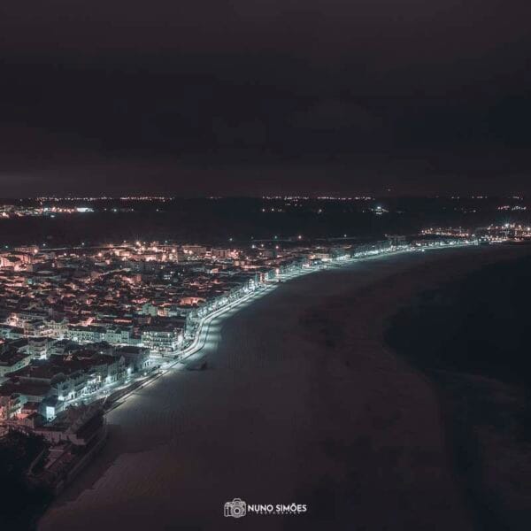 Noite Praia da Nazaré